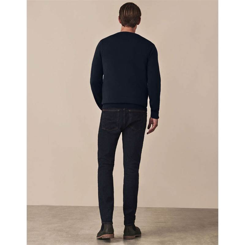 Crew Clothing Mens Merino V Neck Jumper-2